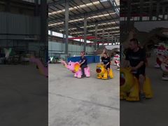 Attractive animatronic dinosaur ride