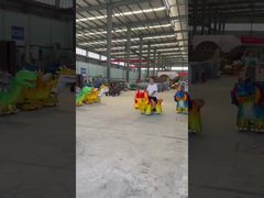 Simulated dinosaur ride